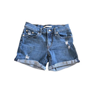 Levi Shorts Cut Off Women's Size 25 Distressed